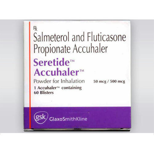 Salmeterol and Fluticasone propionate Accuhaler  Seretide Accuhaler (50mcg/500mcg)
