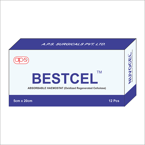 Absorbable Haemostat Oxidised Regenerated Cellulose Sponge By A.P.S. SURGICALS PRIVATE LIMITED