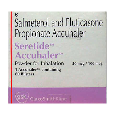 Salmeterol and Fluticasone propionate Accuhaler  Seretide Accuhaler (50mcg/100mcg)