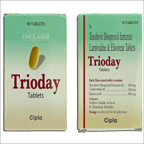 Tenofovir Disoproxil Fumarate Lamivudine And Efavirenz Tablets