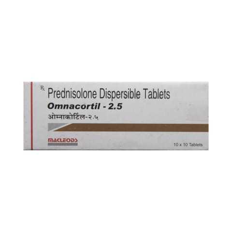 Prednisolone Dispersible Tablets 2.5 Mg General Medicines