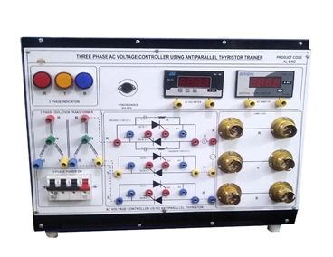 THREE PHASE AC PHASE CONTROL USING ANTIPARALLEL THYRISTOR