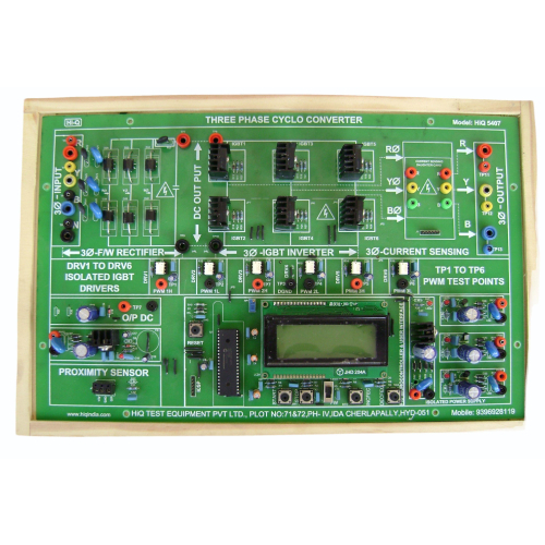 THREE PHASE CYCLO CONVERTER TRAINER