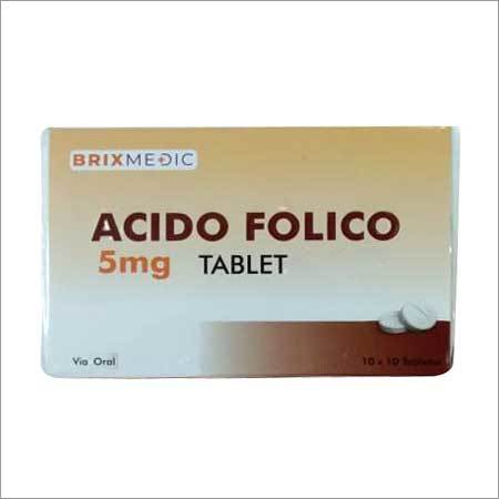 Acido Folico 5 Mg Tablet Keep Dry & Cool Place