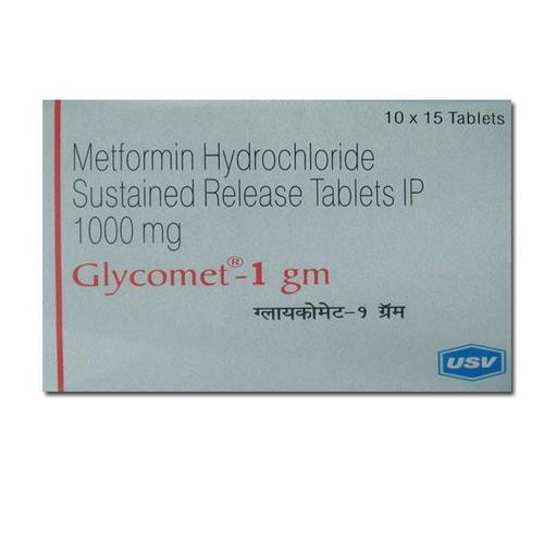 Metformin Hydroloride Sustained Release Tablets IP 1000 mg