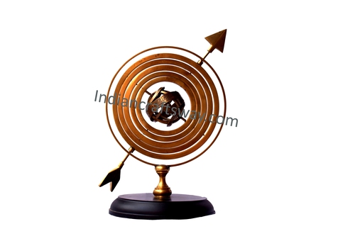 Antique Rasin compass BA finish with BLK base