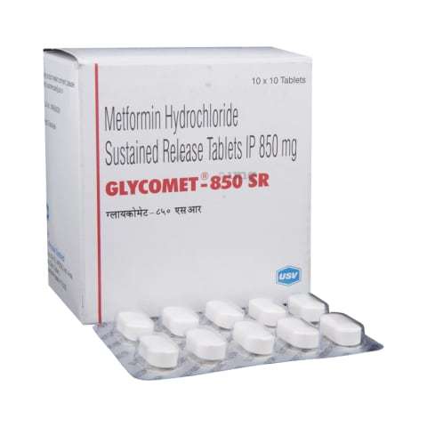 Metformin Hydroloride Sustained Release Tablets IP 850 mg