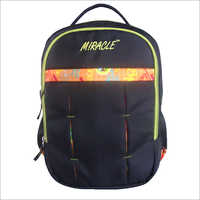 Trendy School Bags - Polyester Material, Different Sizes Available - Plain Design, Black Color, Zip Closure