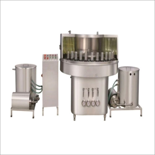 Semi Automatic Rotary Bottle Washing Machine