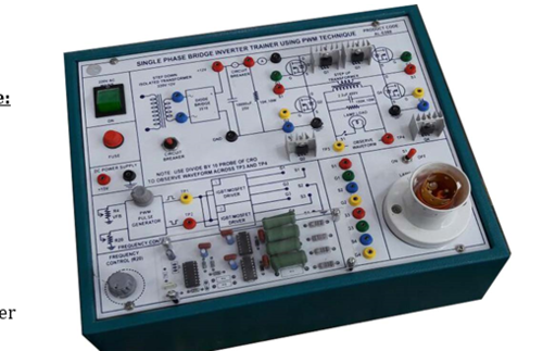 SPEED CONTROL OF SINGLE PHASE INDUCTION MOTOR USING MOSFET BASED PWM BRIDGE INVERTER TRAINER