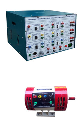 SPEED CONTROL OF DC MOTOR USING THREE PHASE HALF CONTROLLED BRIDGE CONVERTER TRAINER