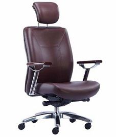 Brown Leather Executive Chair