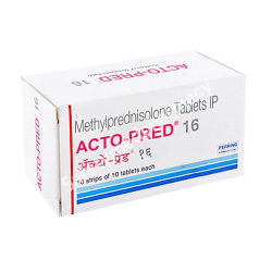 Methylprednisolone Tablets I.P. 16 Mg (Acto Pred) General Medicines