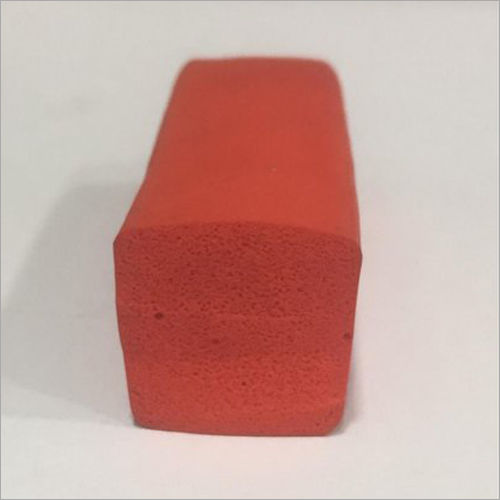 SAGA Red Silicon Rubber Sponge