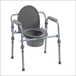 Eco-friendly Steel Folding Bedside Commode Chair