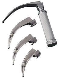 ConXport Laryngoscope Set Miller Stainless Steel 4 Blades Rexine Pouch
