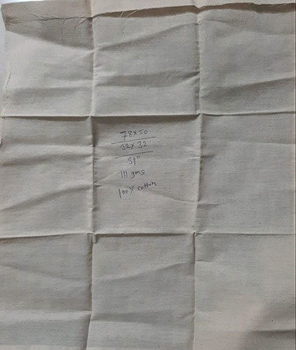 Warm 39 Inch 111Gms 100 Percent Cotton Fabric