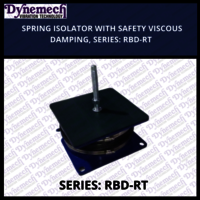 SPRING ISOLATOR WITH SAFETY VISCOUS DAMPING, SERIES-RBD-RT