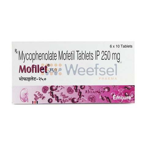 Mofilet 250 (Mycophenolate Mofetil 250mg)