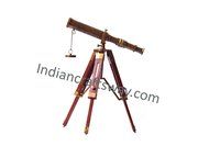 Antique Brass Telescope With Stand Ba Finish 9