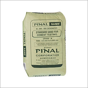 Cement Tetsing Standard Sand Application: Industrial