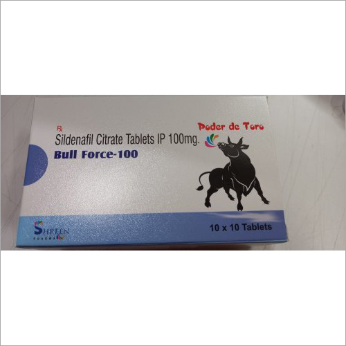 Bull Force-100 Sidenafil Citrate 100mg Tablets