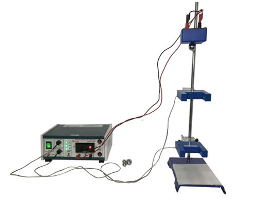 FOR THE MEASUREMENT OF THE TIME OF FALL OF A STEEL BALL TO DETERMINE THE VALUE OF G (G BY FREE BALL)