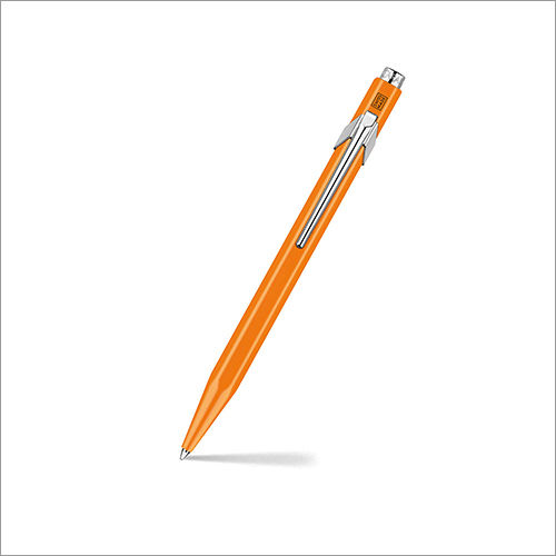 Plastic 849 Fluorescent Orange Popline Ballpoint Pen