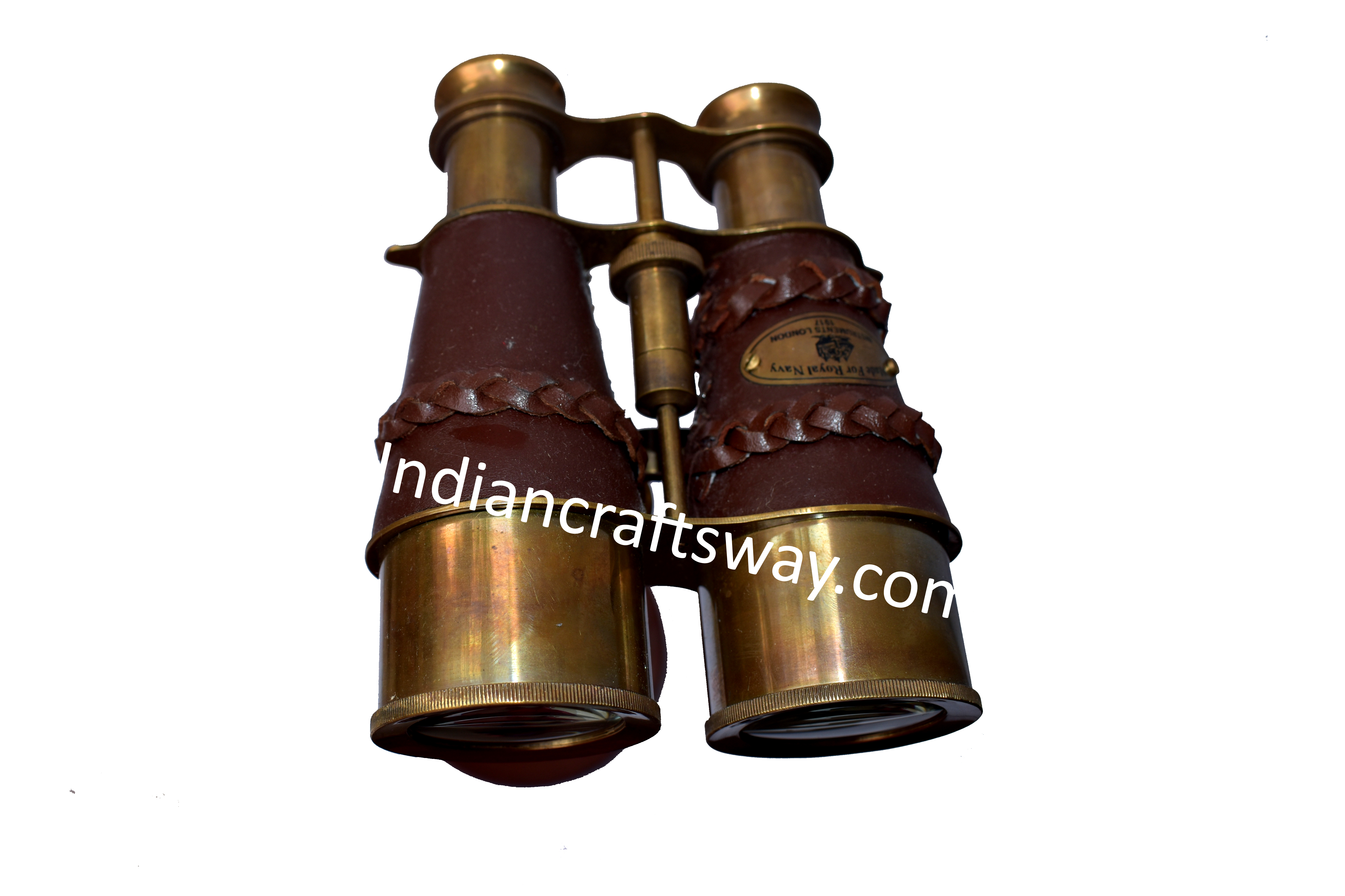 Antique Brass Binocular With Telescope Stand Ba Finish