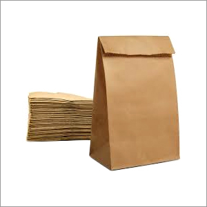 Disposable Brown Paper Pouch Bags