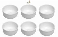 SWIFT INTERNATIONAL Acrylic Serving Bowl - 100 ml, 6 Pieces, White