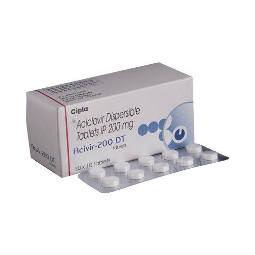 Acyclovir Dispersible Tablets I.P. 200 Mg General Medicines