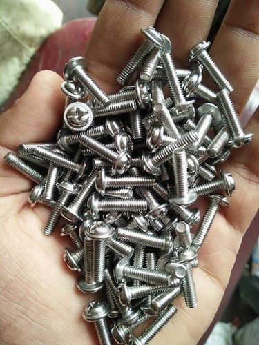 Silver Handle Pin Metal Screw