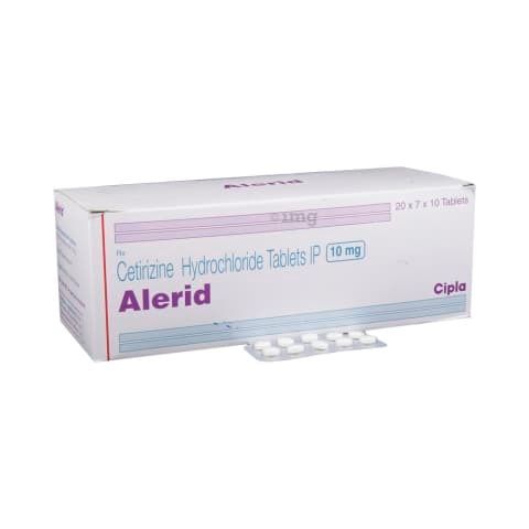 Cetirizine Hydrochloride Tablets IP 10 mg
