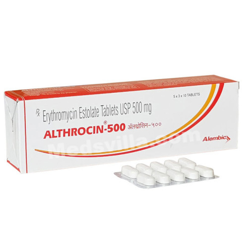 Erythromycin Estolate Tablets USP 500 mg