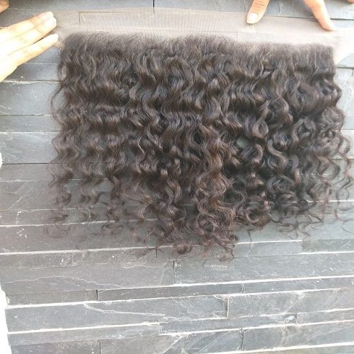 Transparent Curly Lace Frontal