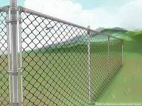 Chain Link Fence - Galvanized Steel, 4 Feet High X 50 Feet Long, Rust-resistant, Durable Security Solution