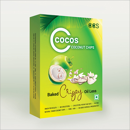 Baked Coconut Chips Packaging: Box
