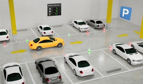 LED Guided Car Parking Management System