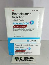 Bevacizumab Injection - 400 mg VIAL | Prescription Anticancer Drug, Suitable for Colon, Rectum, Kidney, Ovary Cancers, Effective First-Line Treatment, Storage in Cool & Dry Place