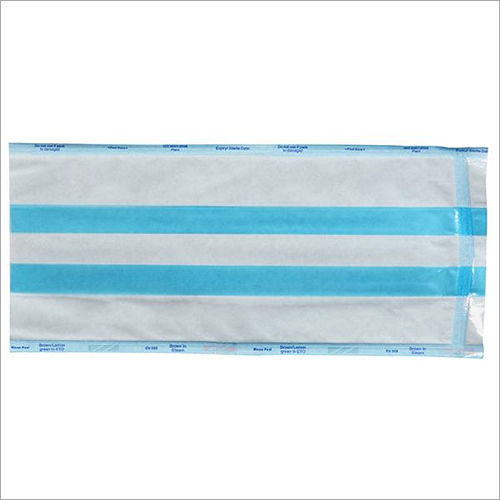 Blue Medical Grade Gusset Pouches