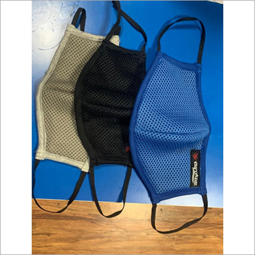 2 Layer Mesh Fabric Face Mask - Cotton Material, Multicolor Design | Suitable for All Ages, Protection from Germs