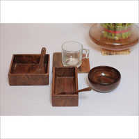 Serving Wooden Products - Polished Wood, Various Sizes Available | Elegant Design For Homes, Hotels, Restaurants, And Canteens