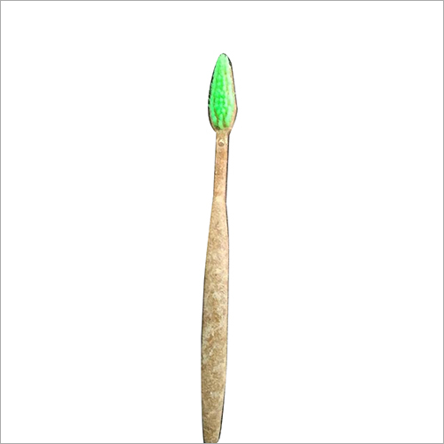 Biodegradable Toothbrush - Bamboo Handle, Food Grade Plastic Bristle, Brown Stick, Available in Various Bristle Colors | Ergonomic Design, Easy to Clean