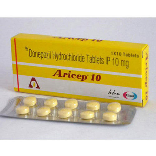 Donepezil Hydrochloride Tablets I.P. 10 Mg (Aricep) General Medicines