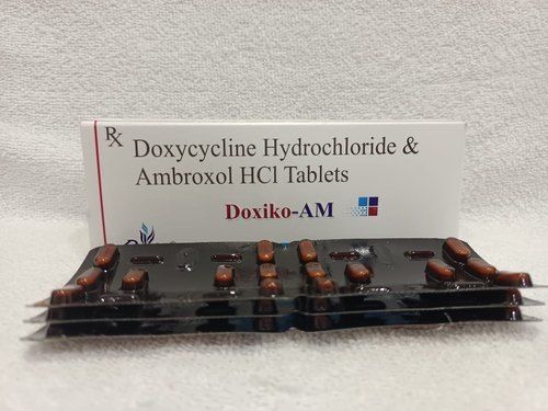 Doxycycline Hydrochloride & Ambroxol Hcl Tablet