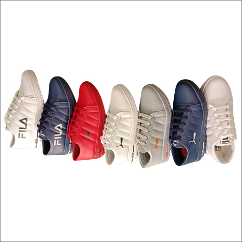 Mens White Canvas Shoes