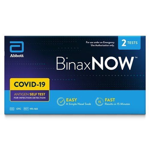 BinaxNOW COVID-19 Rapid Self-Test at Home Kit