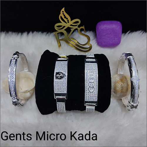 Gents Micro Silver Kada