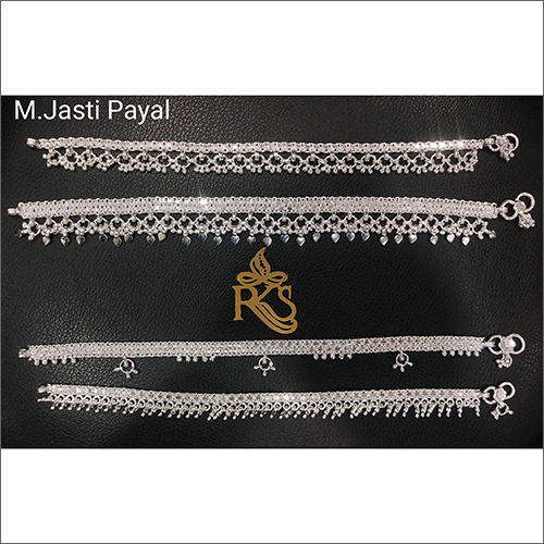 Designer Silver Anklets